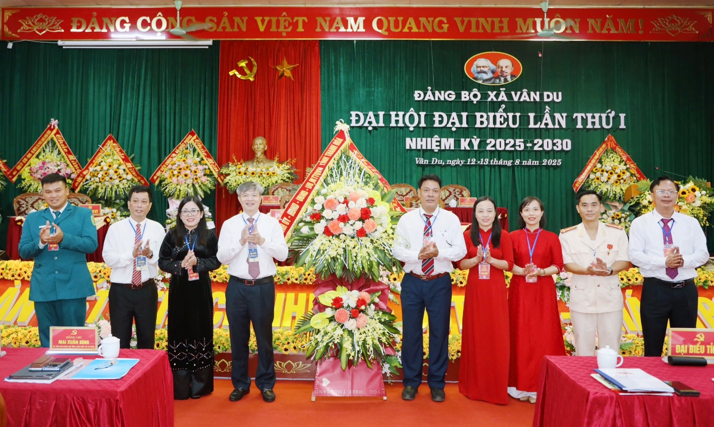 Đảng bộ xã Vân Du, tổ chức Đại hội đại biể Đảng bộ lần thứ nhất, nhiệm kỳ 2025-2030
